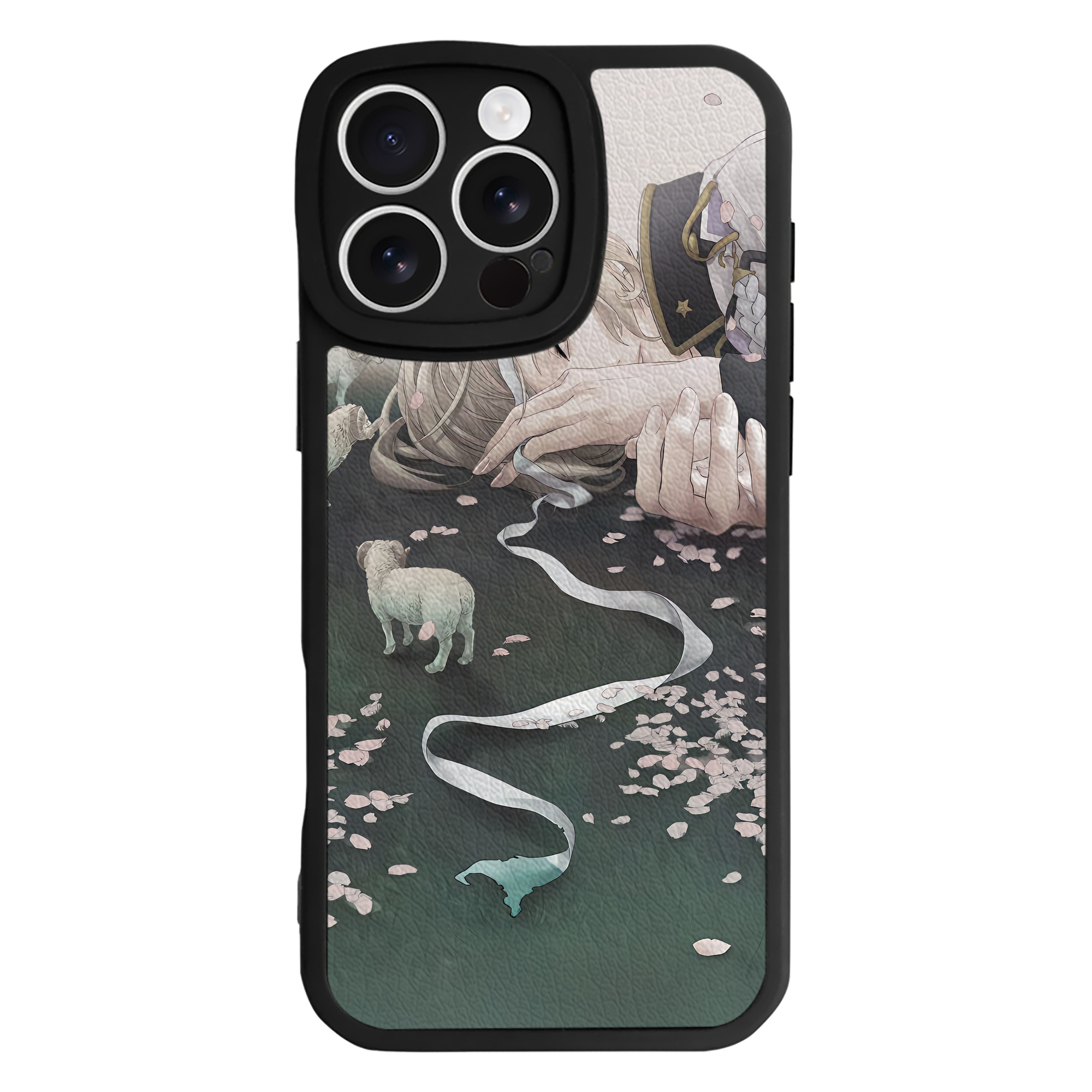 （画像用） 刀剣乱舞 Touken Ranbu 【iPhone 16シリーズ対応】シリコンスマホケース（レザー調） 材質：シリコン